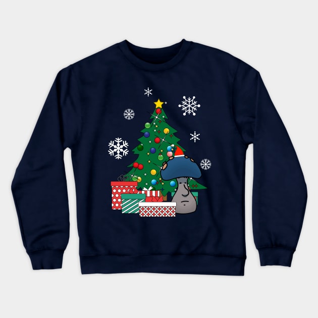 Mister Mushroom Around The Christmas Tree Hollow Knight Crewneck Sweatshirt by Nova5